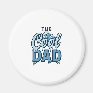 Aimant Montagne Cool Dad Graphisme Vintage_1