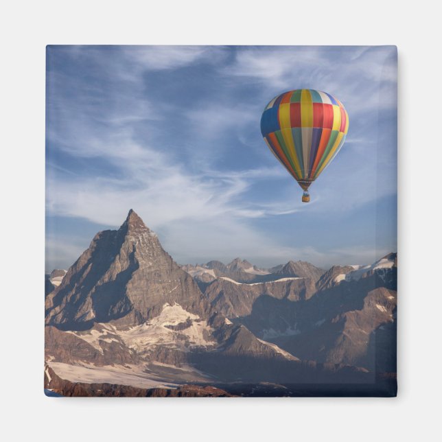 Aimant Montagnes | Balloon à air chaud Matterhorn Alpes s (Devant)