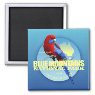 Aimant Montagnes bleues NP -Crimson Rosella