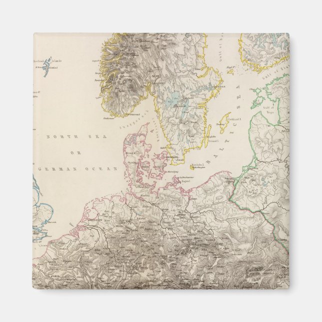 Aimant Montagnes d'Europe (Devant)