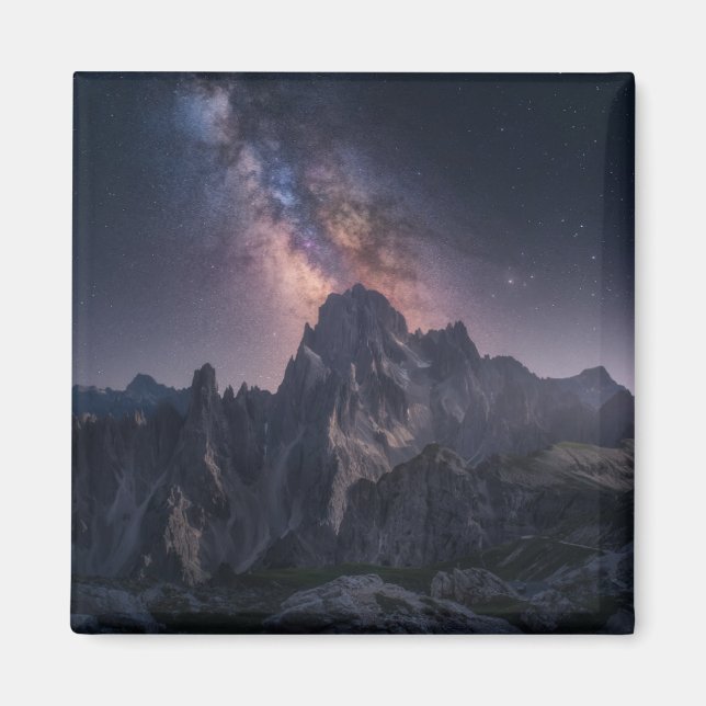 Aimant Montagnes | Dolomites Mountains, Italie (Devant)