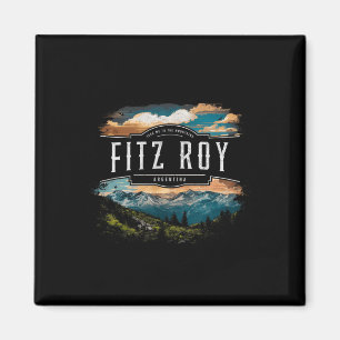 Aimant Montagnes Fitz Roy Argentine Randonnée Extérieur V