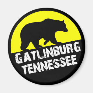 Aimant Montagnes fumées de l'Ours du Tennessee de Gatlin