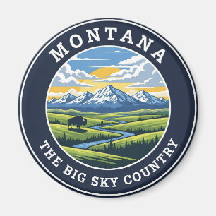 Aimant Montana Big Sky Country