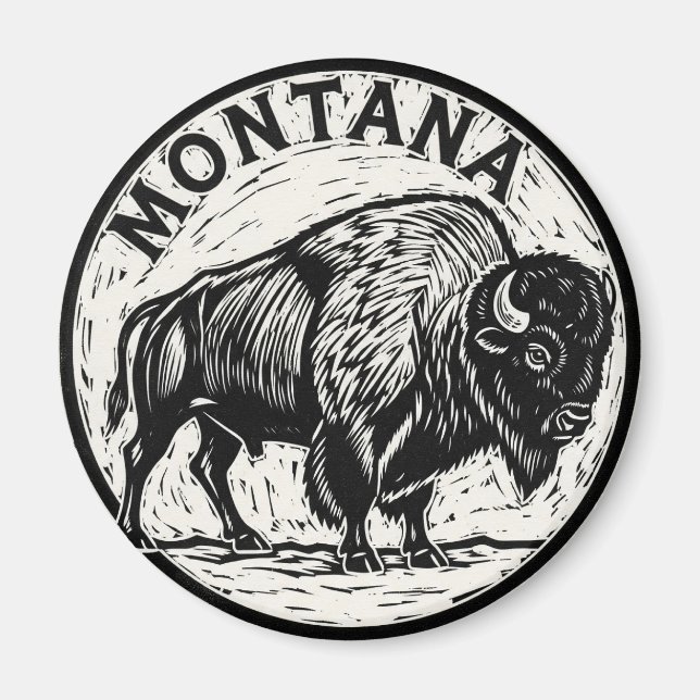 Aimant Montana Bison (Devant)