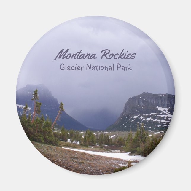 Aimant Montana Rockies Glacier National Park Paysage (Devant)