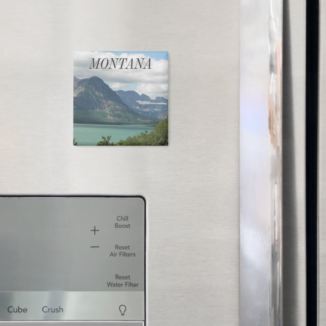 Aimant Montana Rockies Paysage Photo (In situ (réfrigérateur))