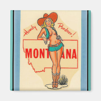 Aimant MONTANA Vintage voyage Pin Up Girl