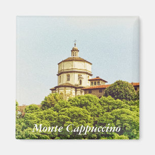Aimant Monte Cappuccino au look vintage, Italie