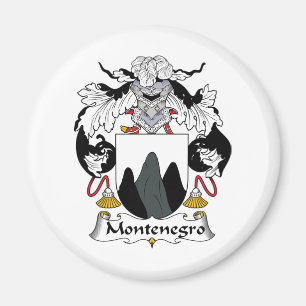 Aimant Monténégro Famille Crest