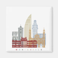Montevideo skyline poster
