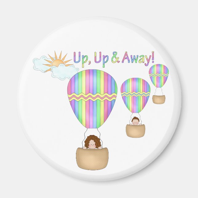 Aimant Montez et partez ! (Devant)