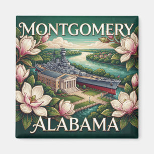 Aimant Montgomery Alabama Monument Historique 🌺
