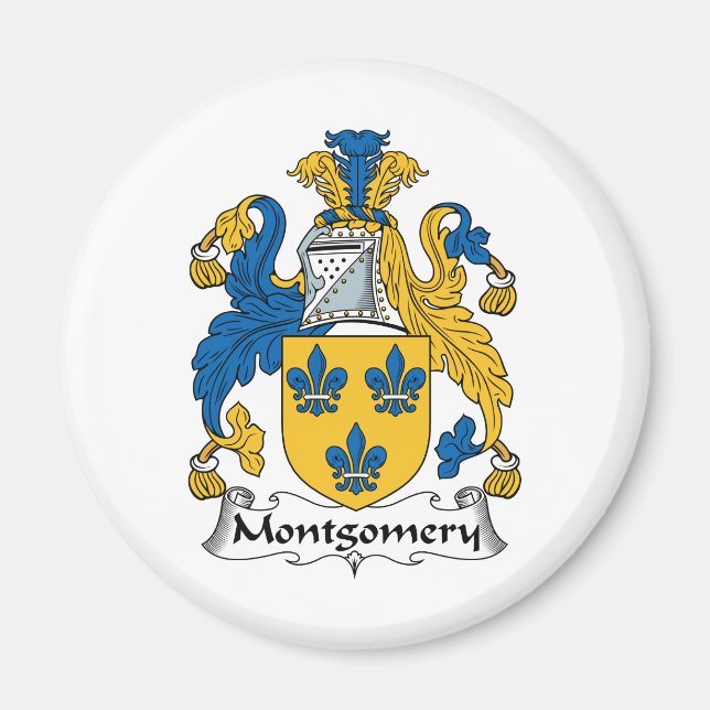 Aimant Montgomery Family Crest (Devant)
