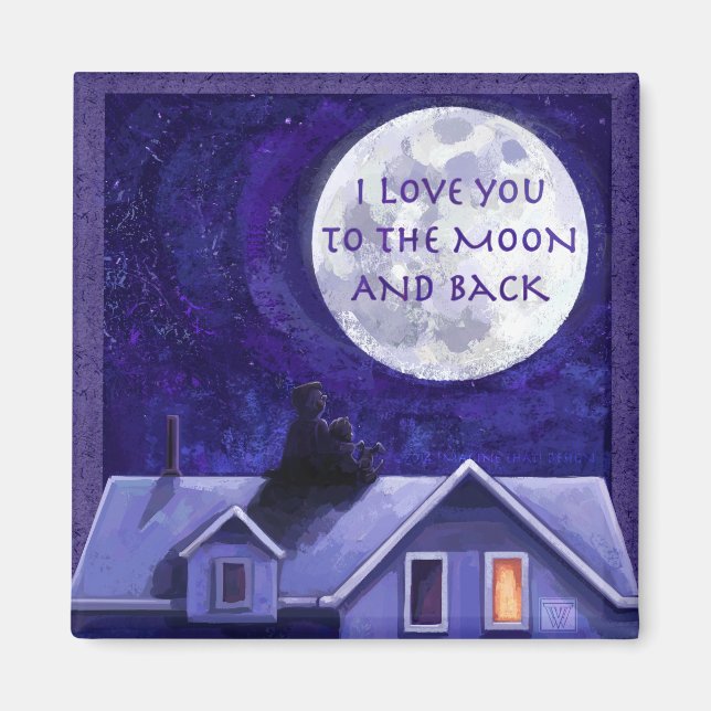 Aimant Montre Lune (Devant)
