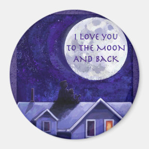 Aimant Montre Lune