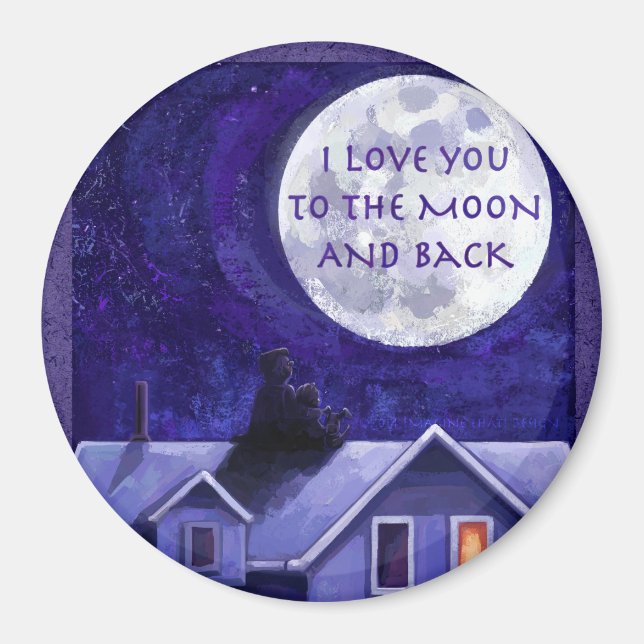 Aimant Montre Lune (Devant)