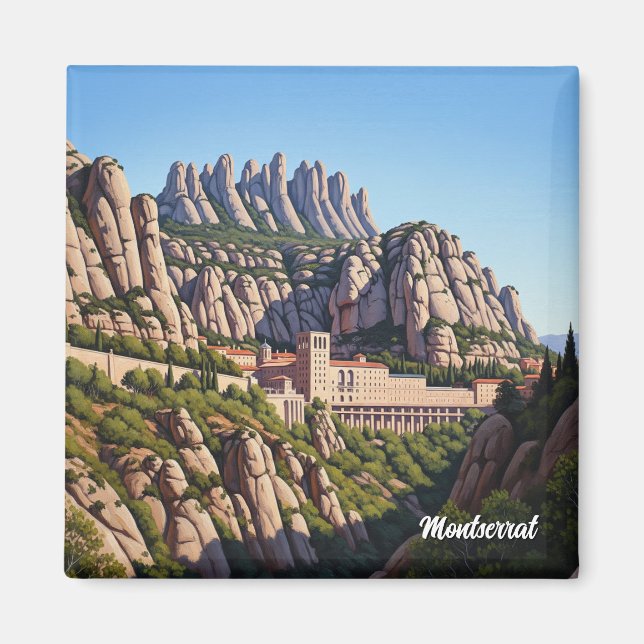 Aimant Montserrat Espagne (Devant)