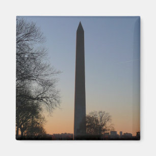 Aimant Monument de Washington au coucher du soleil