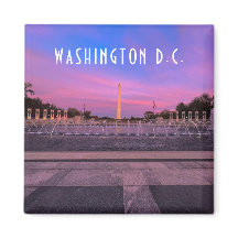 Monument de Washington au coucher du soleil