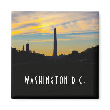 Monument de Washington au coucher du soleil