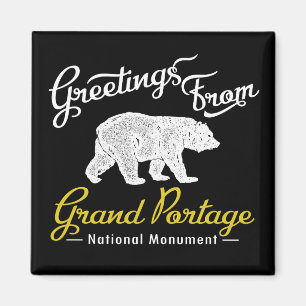 Aimant Monument national de Grand Portage Ours