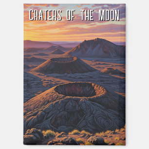 Aimant Monument national des cratères de la lune de l'Ida