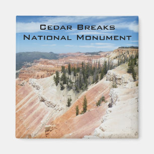 Aimant Monument national des freins en cèdre