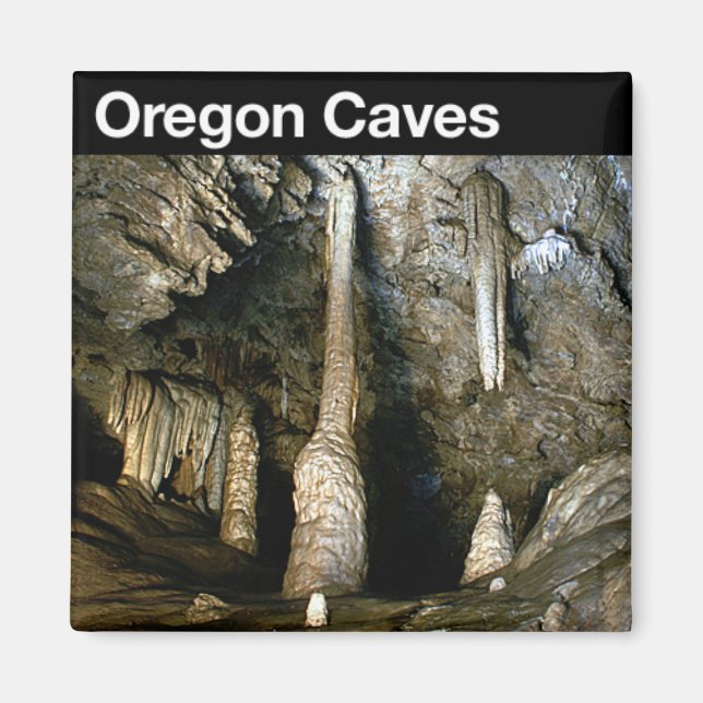 Aimant Monument national des grottes de l'Oregon (Devant)