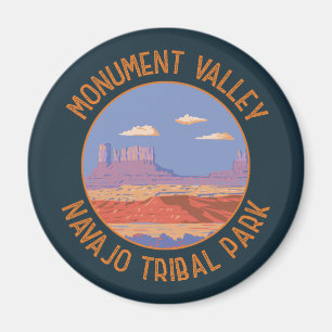 Aimant Monument Valley Navajo Tribal Park Voyage Vintage