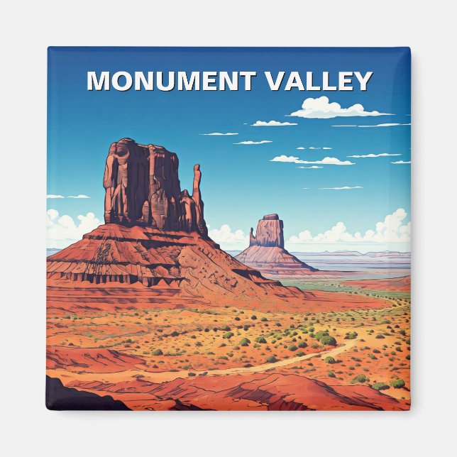 Aimant Monument Valley Travel Nation Navajo butte (Devant)