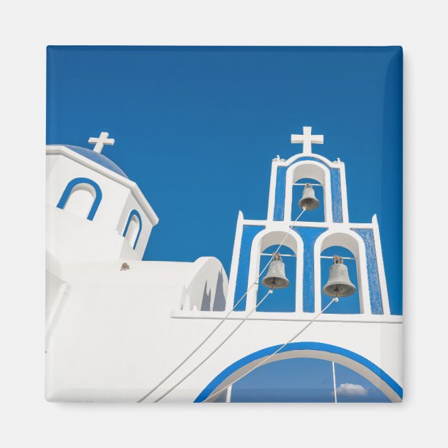 Aimant Monuments | Greek Blue Dome Church (Devant)