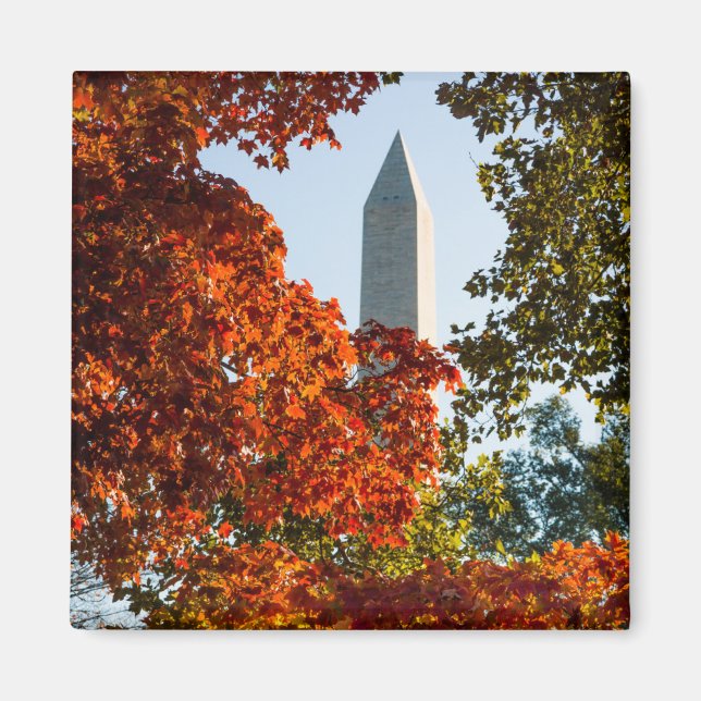 Aimant Monuments | Washington Monument in Autumn (Devant)