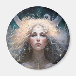 Aimant Moon Goddess Imaginaire Art