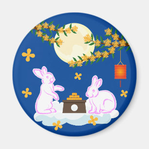 Aimant Moon Rabbit Mooncake Osmanthus