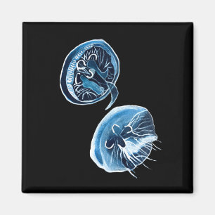 Aimant MoonJellyfish aquarelle art