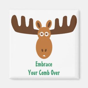 Aimant Moose Head_Embrassez votre peigne sur