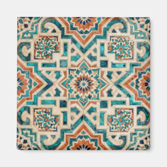 Aimant Moroccan Mosaic Pattern (Devant)