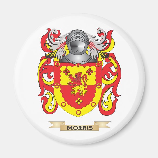 Aimant Morris-(England) Coat of Arms (Family Crest) (Devant)
