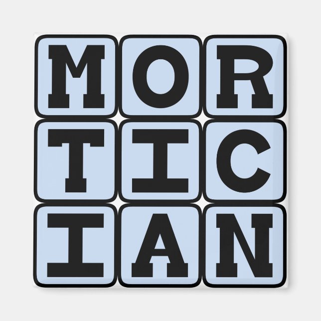 Aimant Morticien, Directeur des funérailles (Devant)