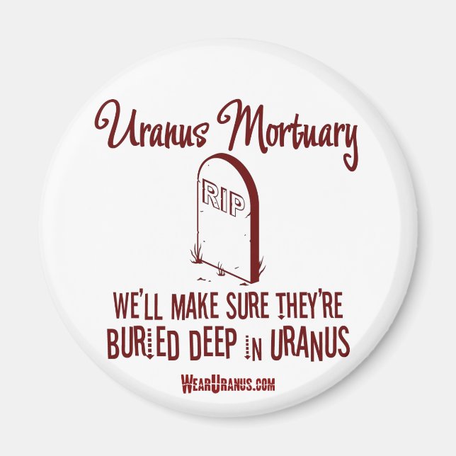 Aimant Mortuaire Uranus (Devant)