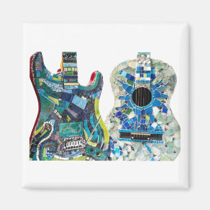 Aimant Mosaic Guitare Collection Boho Chic