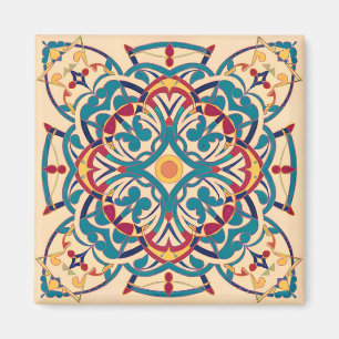 Aimant Mosaïque andalouse minimale