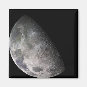Aimant Mosaïque de couleur de la lune de la terre