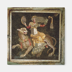 Aimant Mosaïque de Dionysus montant une ANNONCE du