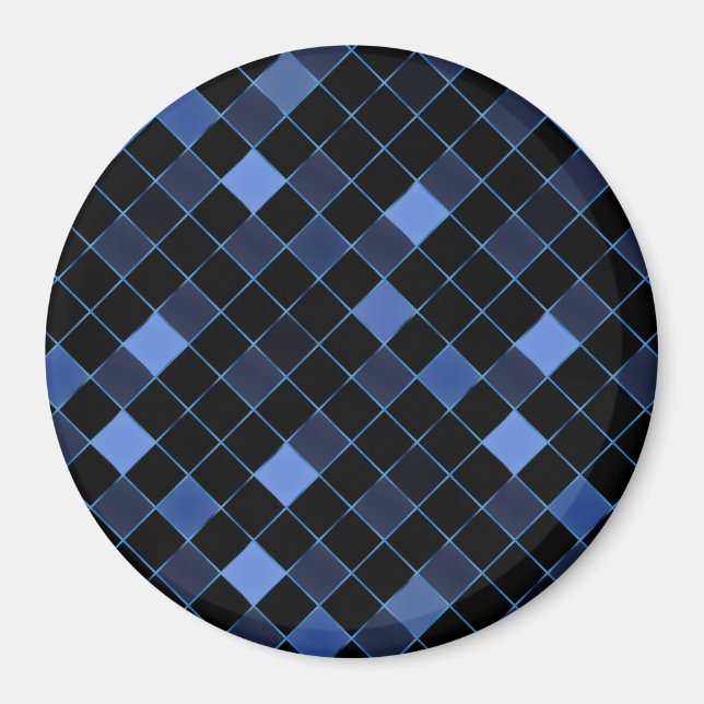 Aimant Mosaïque sur verre 6 (Devant)