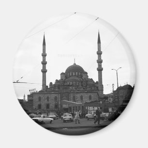 Aimant Mosquée Yeni Camii à Istanbul en Turquie vintage