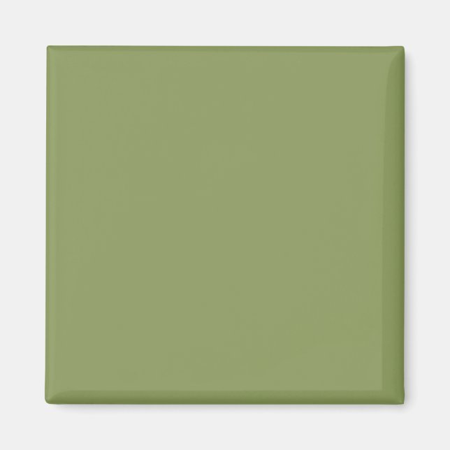 Aimant Moss Green 8A9A5B Couleur - Avec option pour ajout (Devant)