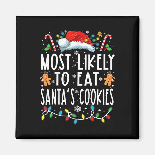 Aimant Most Likely To Eat Santas (Devant)