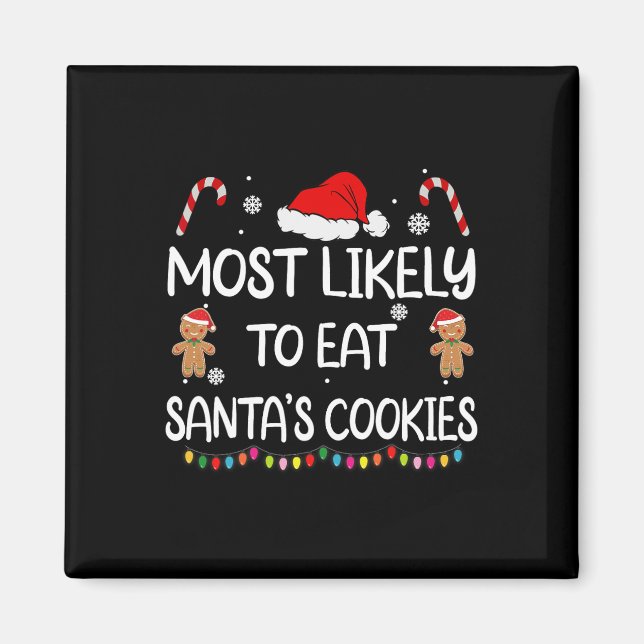 Aimant Most Likely To Eat Santas (Devant)